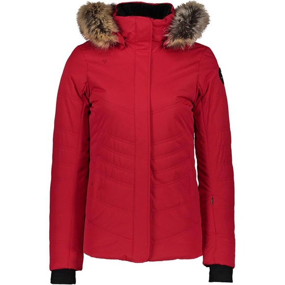 Women’s Red Obermeyer Tuscany II Insulated Ski Jacket - Size 16 - Picture 3 of 16